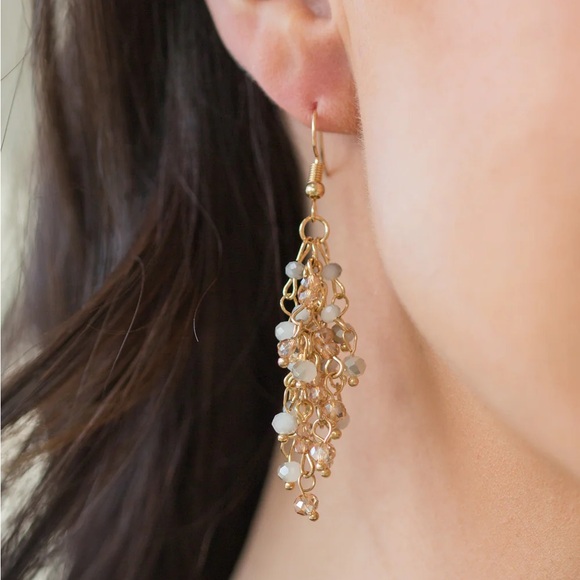 ❤️‍🔥5/$25❤️‍🔥 Taste Of Twillight Gold Multi Earrings - Picture 1 of 2